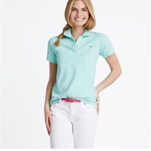 Vineyard Vines Polo in Mint Green